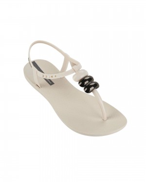 Ipanema Class Sandal Női Szandál Bézs Metal Szürke | 8527GVADE